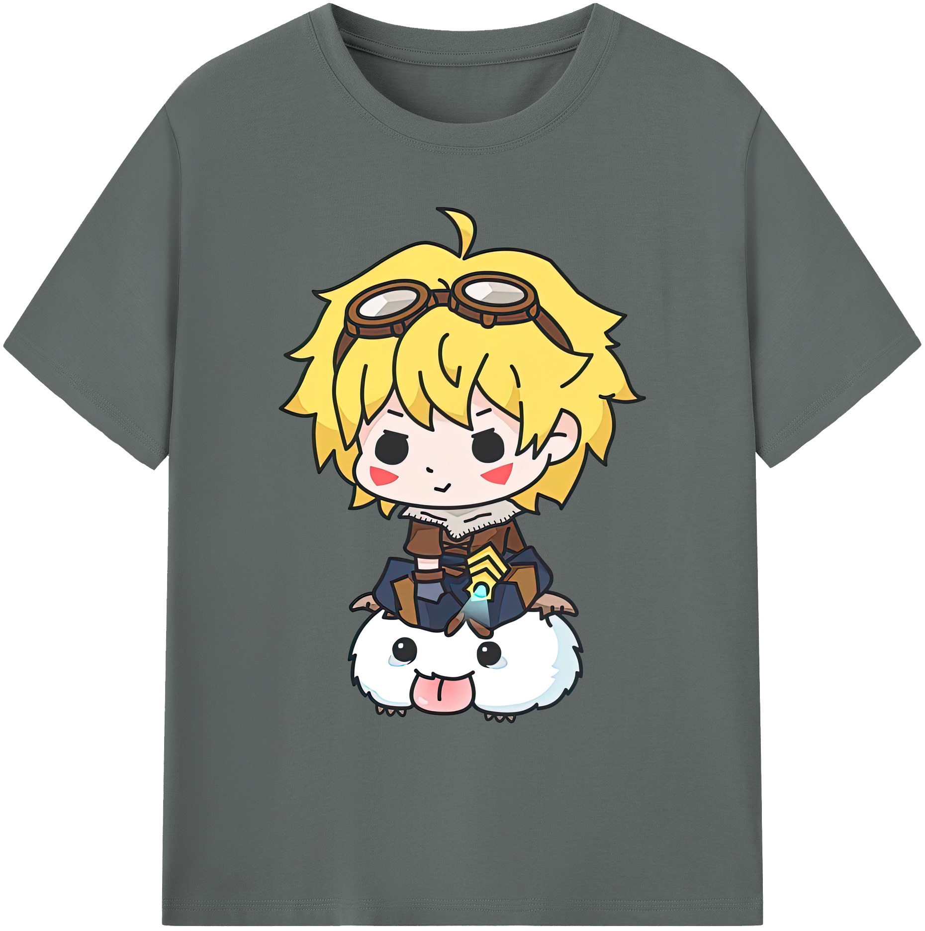 （画像用） リーグ・オブ・レジェンド League of Legends LOL 綿100％ メンズ半袖Tシャツ｜肌触りやわらか＆通気性